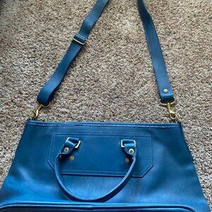 JW Hulme All Leather Satchel Crossbody